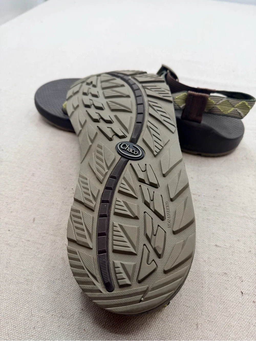 Chaco Outdoor Olive Green Strapped Sandals